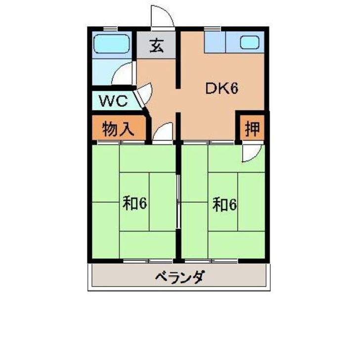 大澤マンションの間取り