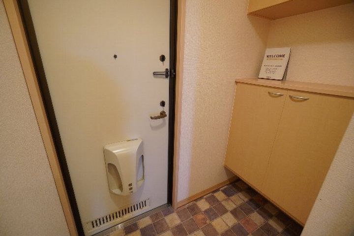 和歌山県和歌山市布引(アパート)の賃貸物件の玄関