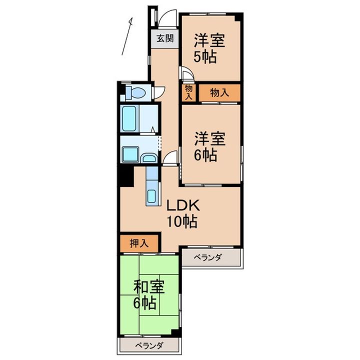 スクエアメゾン和歌山の間取り