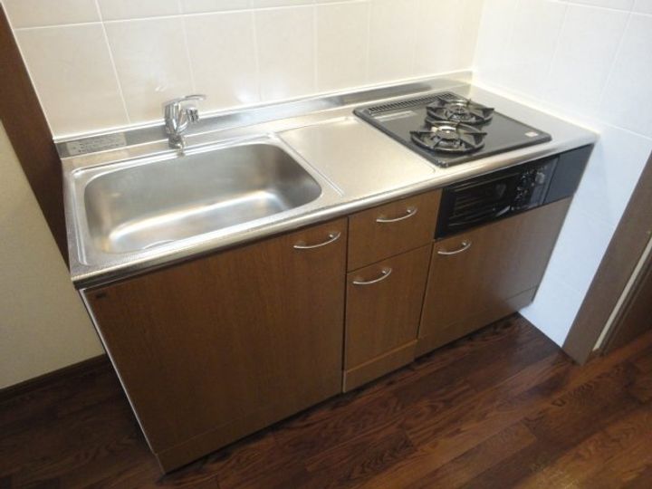 和歌山県和歌山市西仲間町2丁目(マンション)の賃貸物件のキッチン