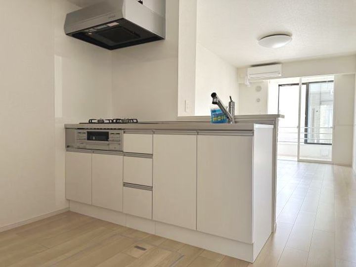 和歌山県岩出市西国分(アパート)の賃貸物件のキッチン