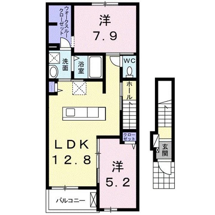 フォルシュ・ヴェーラⅡD0202の間取り