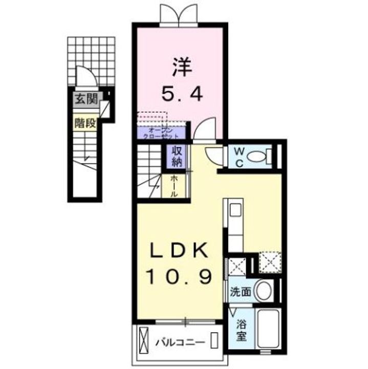 メゾン・パティオス A0202の間取り