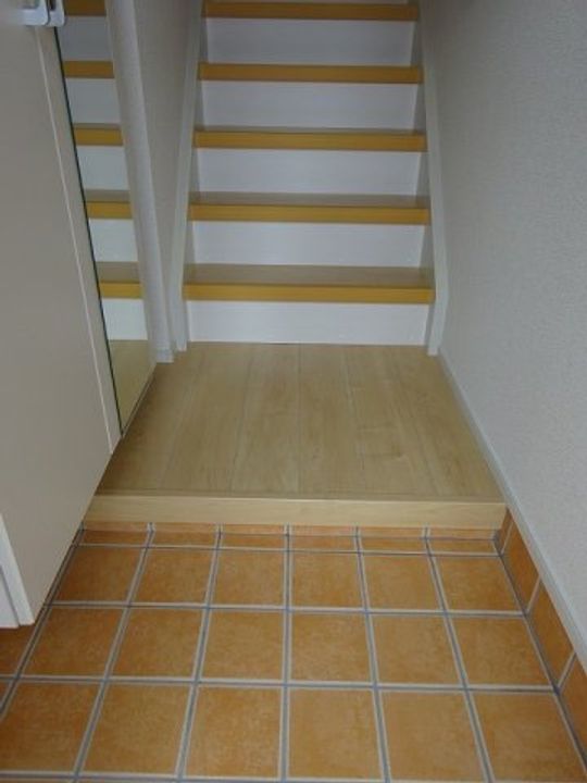 ロータス南島田Eの玄関