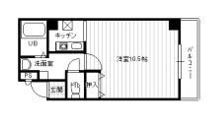 西本番町マンションの間取り