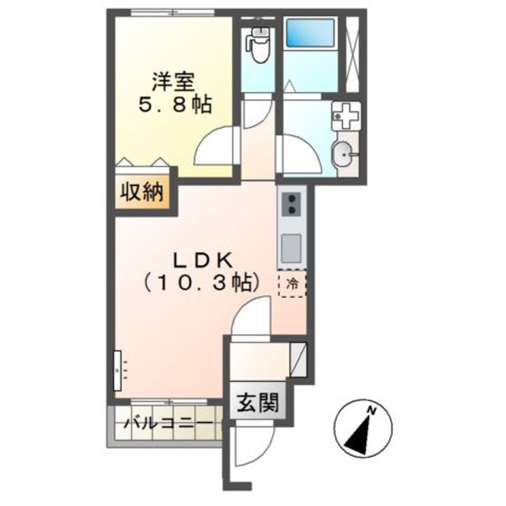 コントレール101の間取り
