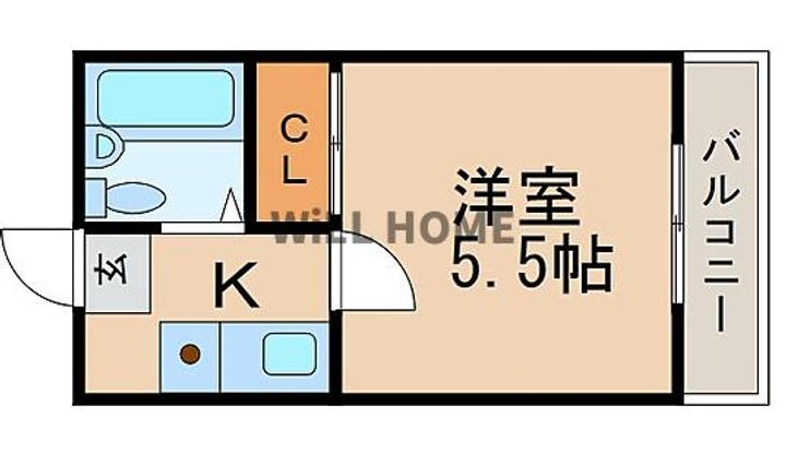 ローズコート和歌山の間取り