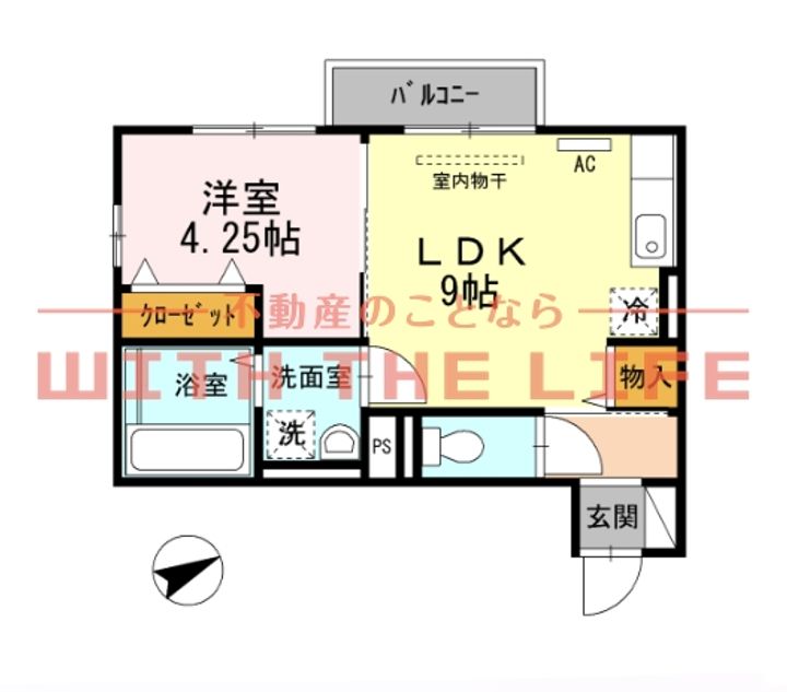 セジュール・パルティノス202号の間取り
