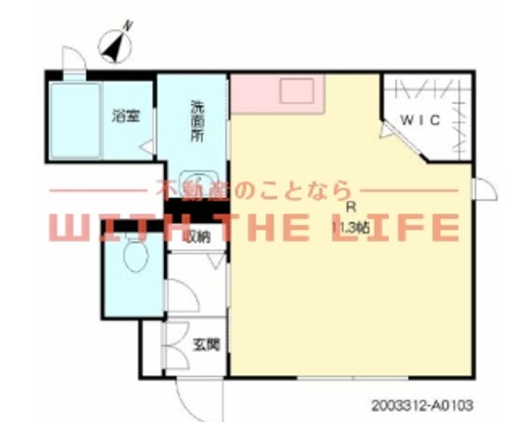 シャーメゾン花畑103号の間取り