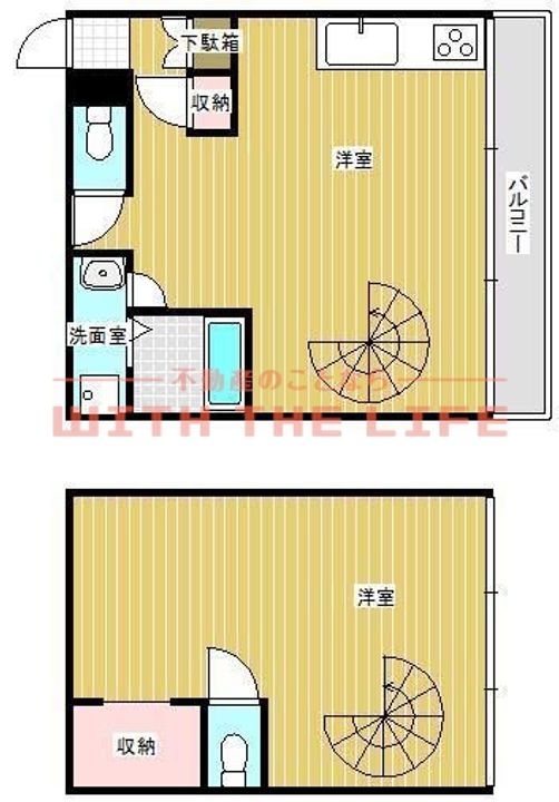ラビーナ櫛原103号の間取り