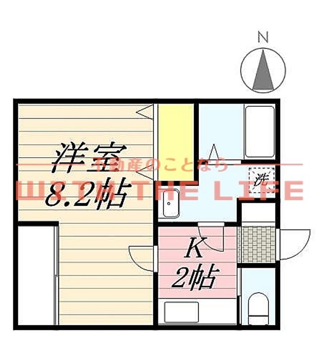 リブレア久留米大学駅前A101号の間取り