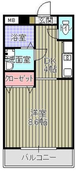 セカンドキャビン202号の間取り