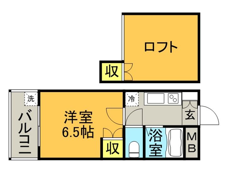 インターファーストビル306号の間取り