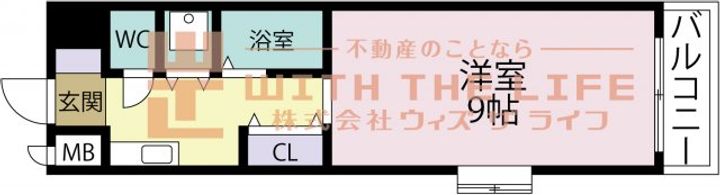 リファレンス久留米駅前603号の間取り