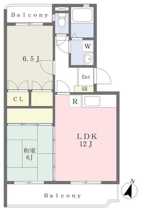 パークサイド藤光205号の間取り
