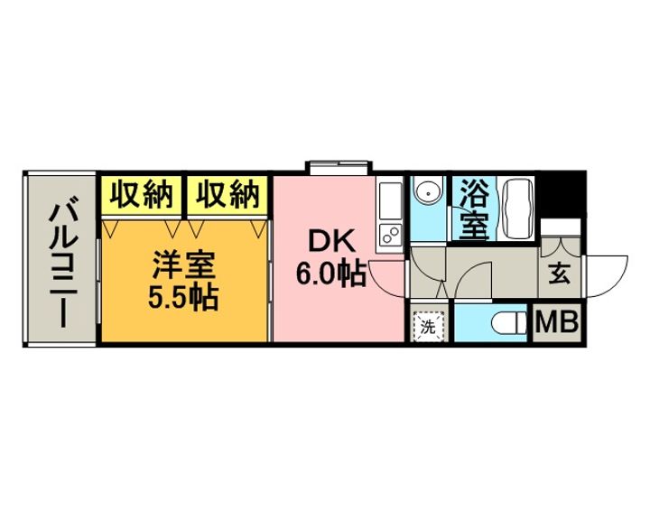 日吉壱番館301号室の間取り