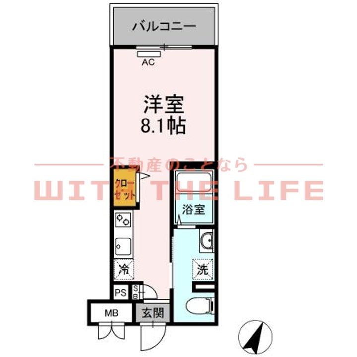 グランジュール大手町703号の間取り