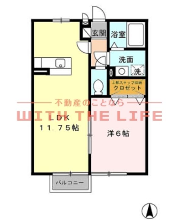 ハレアカラC208号の間取り