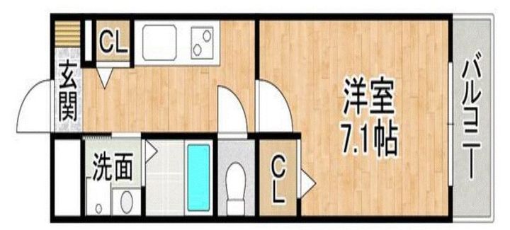 ラルヴェールⅢの間取り