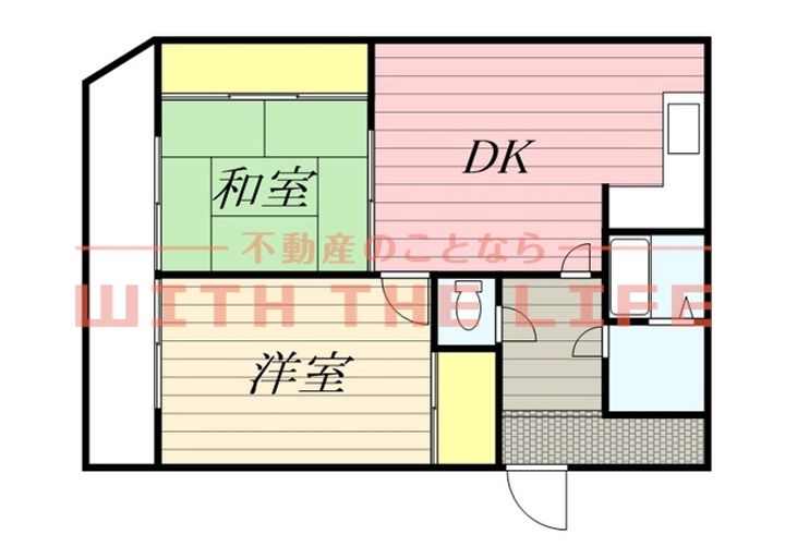 PLEAST荘島303号の間取り