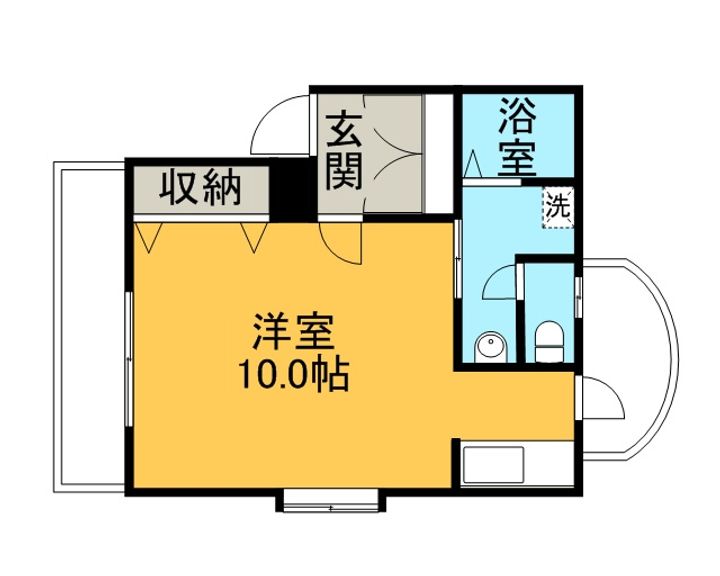 セジュールⅡ201号の間取り