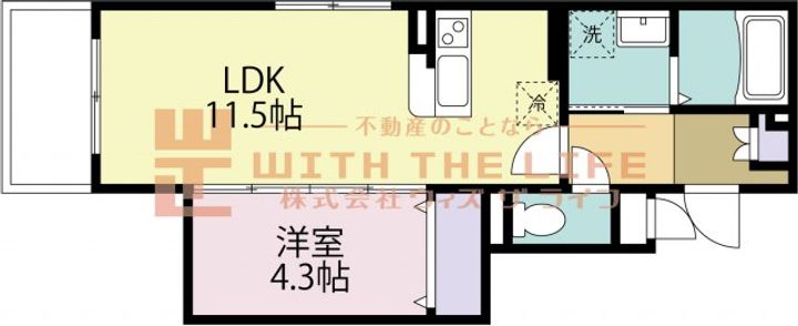 モアプラス西鉄久留米駅前203号の間取り