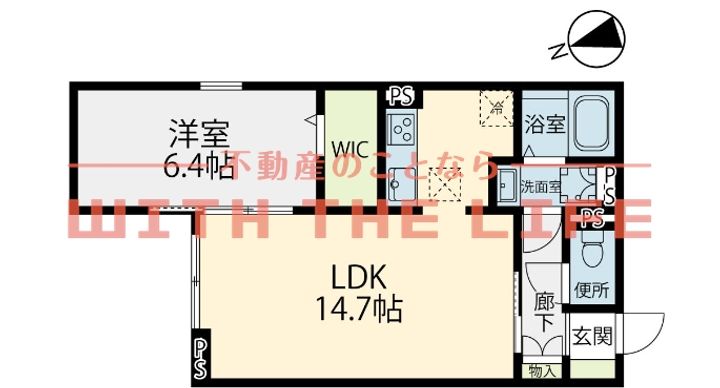 ELGRAND上津202号の間取り