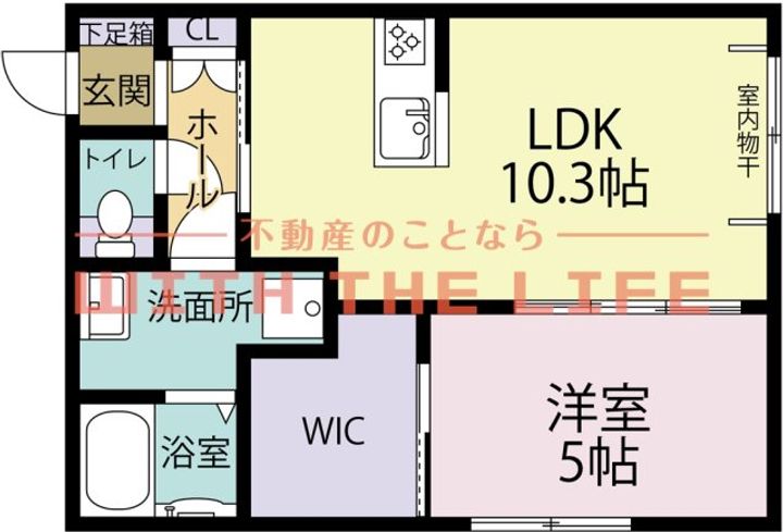K-ideal TOSUⅡ (ケィデアルトスⅡ)B棟202の間取り