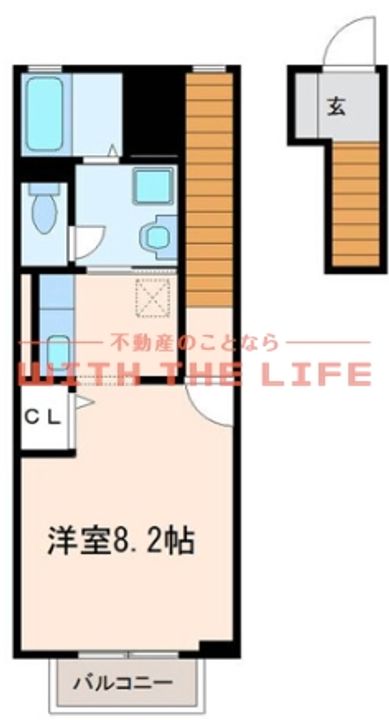 コンフォート205号の間取り