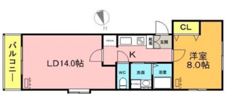 エトランゼ12301号の間取り