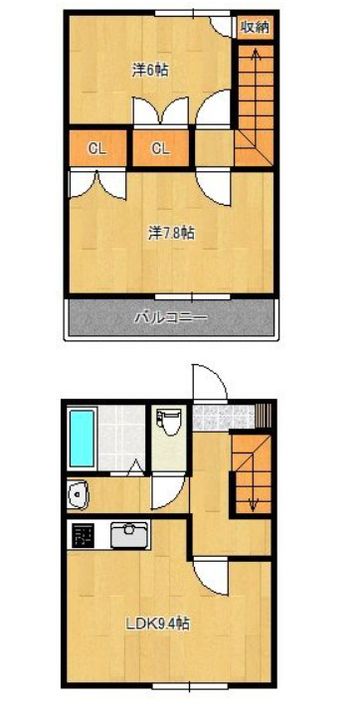 ソレアード103号の間取り