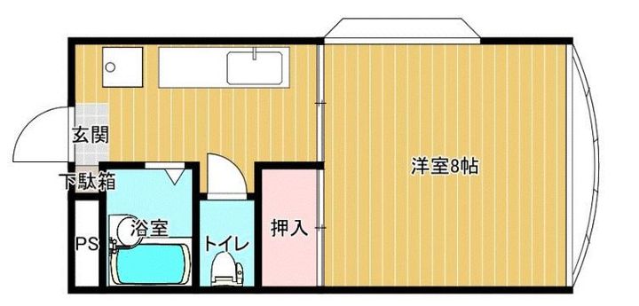 マナーハウス206号の間取り