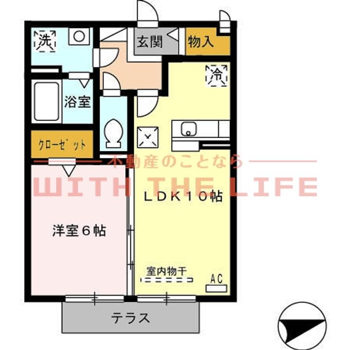 SumiYasuSo(スミヤスソー)103号の間取り