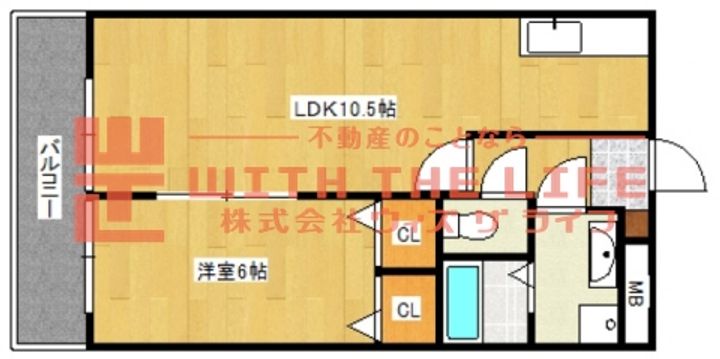 シーベル301号の間取り