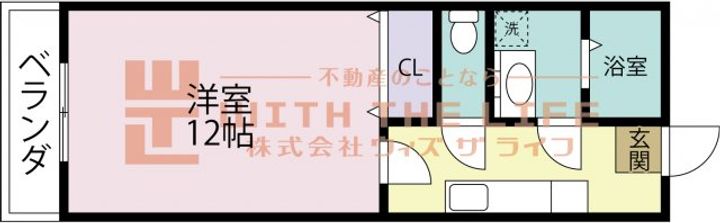 フォーブルハウス中園A202号の間取り