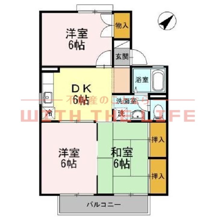 レジデンス21THA202号の間取り