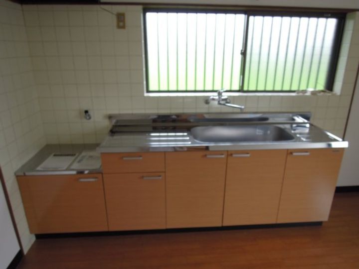 岡山県浅口郡里庄町大字里見(一戸建)の賃貸物件のキッチン