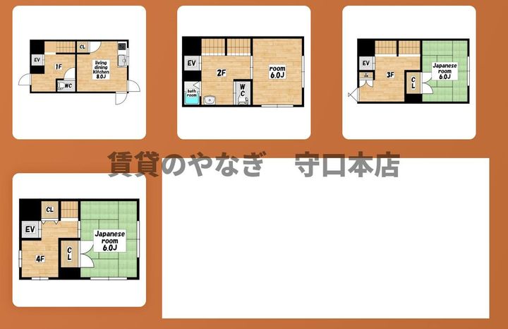 大阪府門真市新橋町(一戸建)の賃貸物件Aの間取り