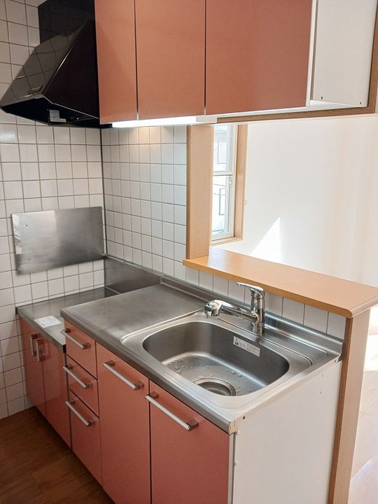 ニュー・フラワーB棟のキッチン