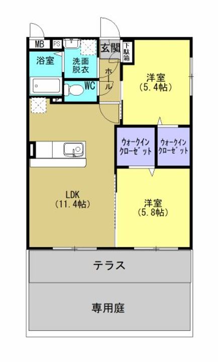RISE CASAの間取り