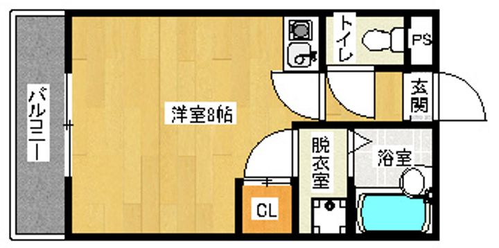 「ノースヒルト」102の間取り