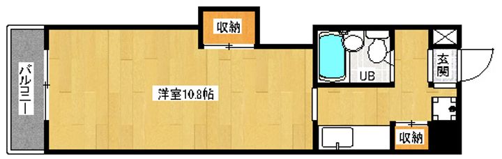 「アビタ上賀茂」402の間取り