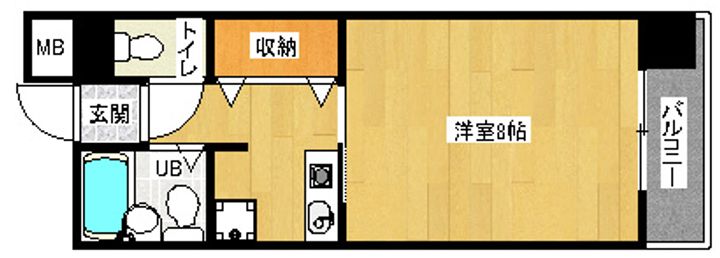 「ジュネス堀川」の間取り