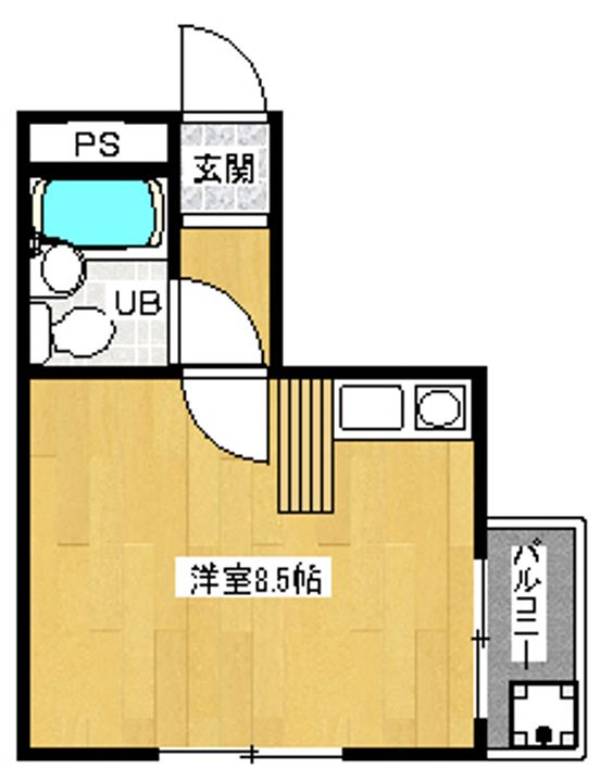 「第29長栄グラン・ビュー下長者」401の間取り