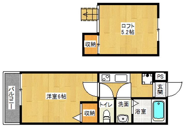 「ロフティ智恵光院今出川」102の間取り