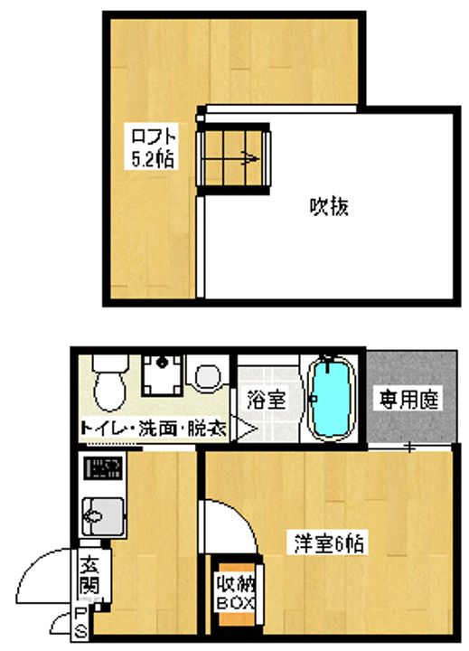 「WEST9Mirror 1・2号館」Ⅰ-203の間取り