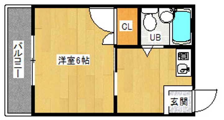 「ハイツブルーム」の間取り