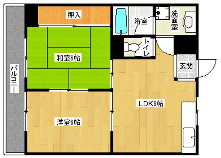 「セノータ」602の間取り