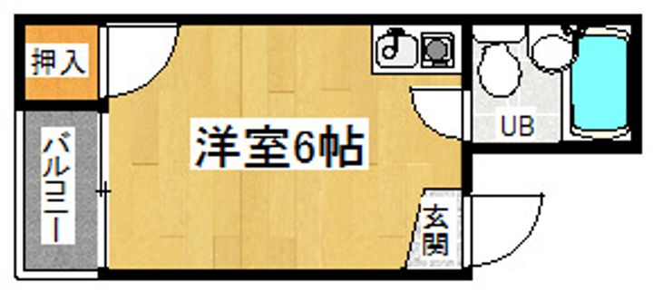 「STEP RIGHT UP」302の間取り