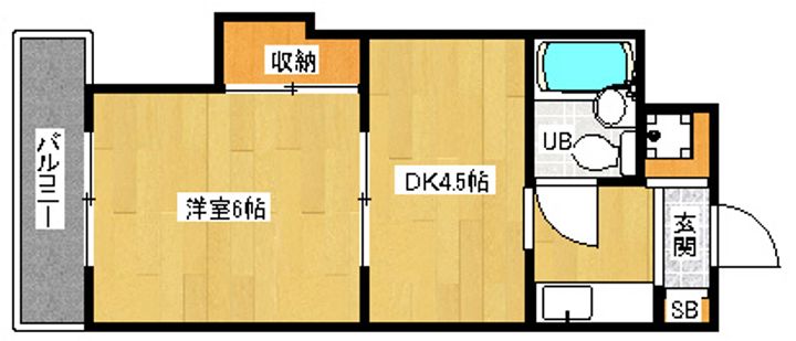 「グラン・パレ」203の間取り